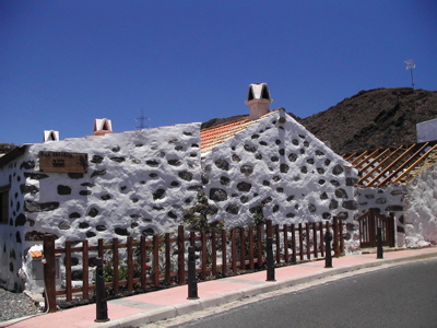 Foto eines typischen Hauses von Gran Canaria
